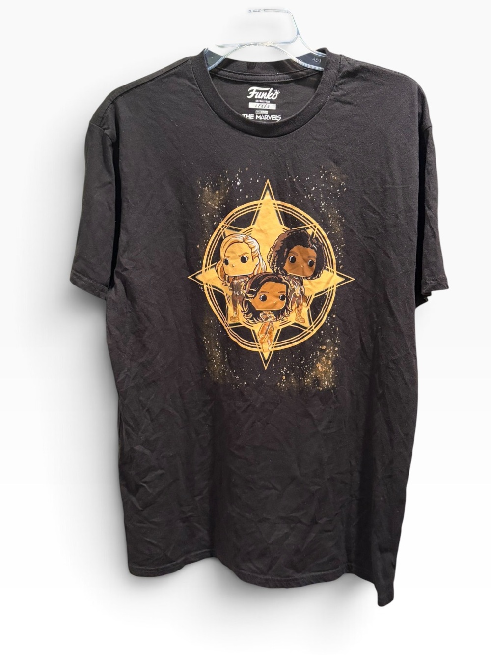 Funko Marvel Studios The Marvels Graphic T-Shirt Black Size Large L